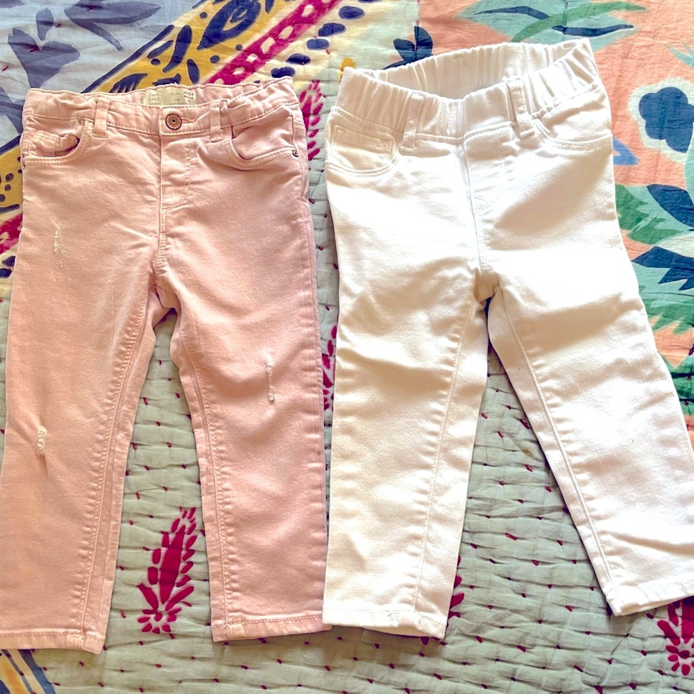 🩷Bundle of Zara baby and baby gap jeans/jeggings — 18-24 months